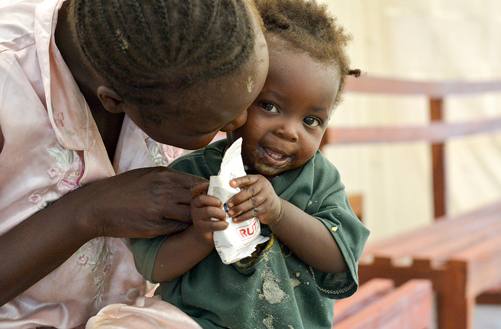 Mutter und Kind in Südsudan