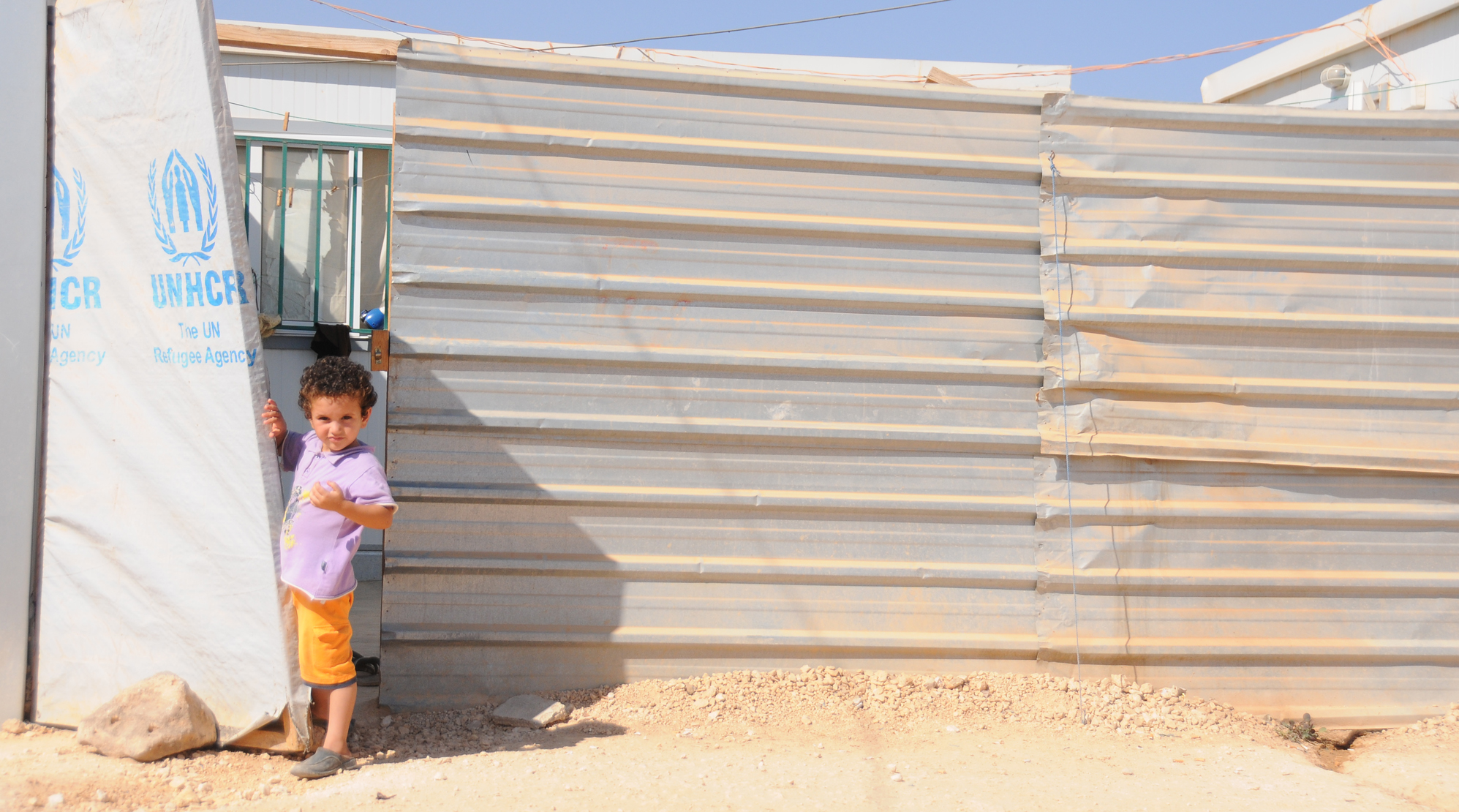Kind im Za’atari Flüchtlingslager