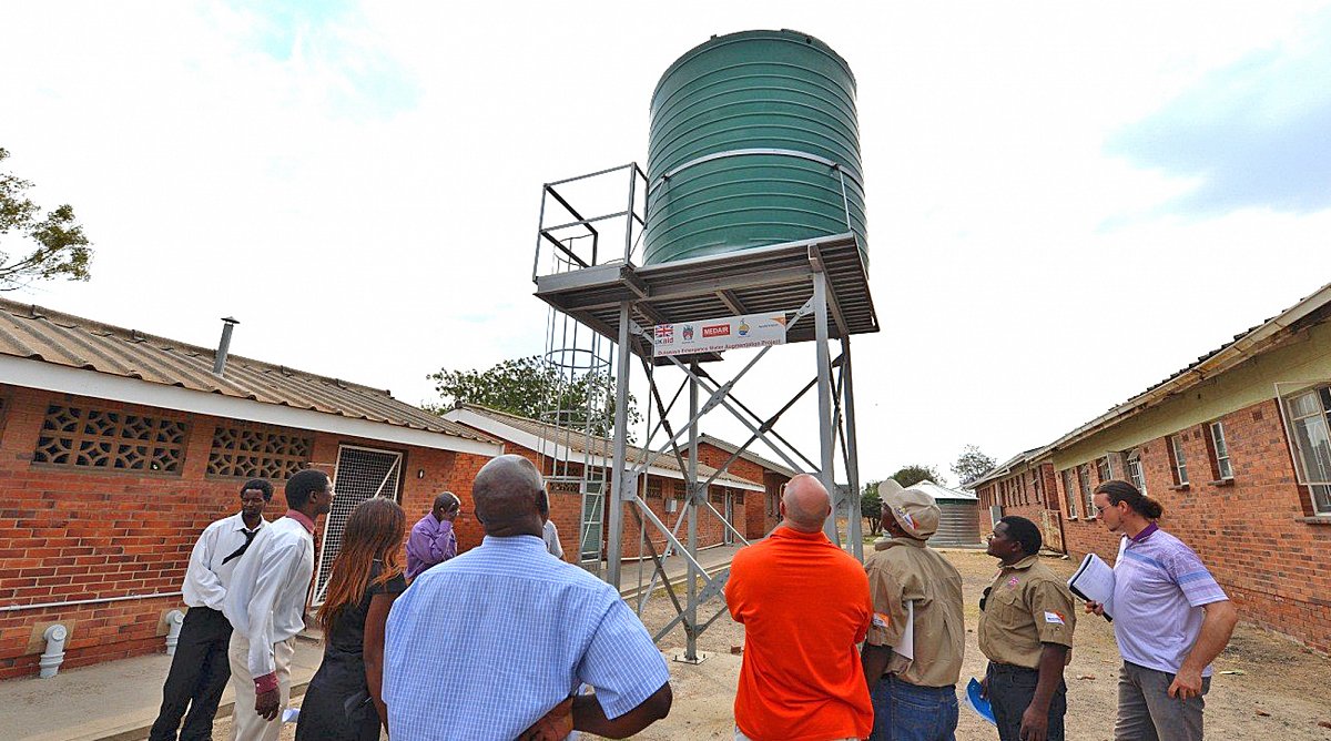 Neuer Wassertank in Bulawayo