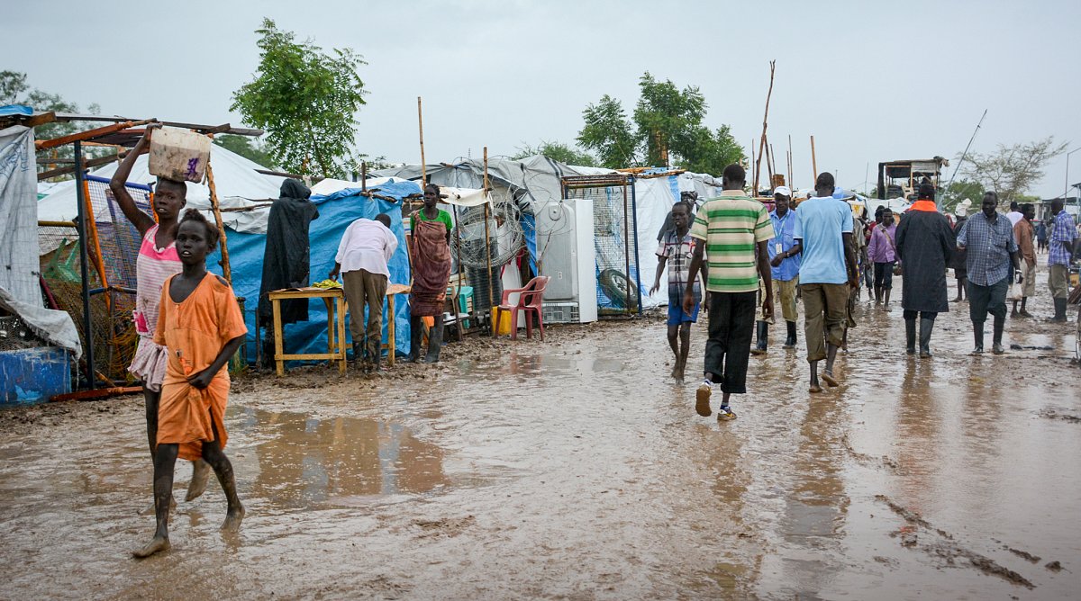 Flüchtlingscamp Malakal im Südsudan