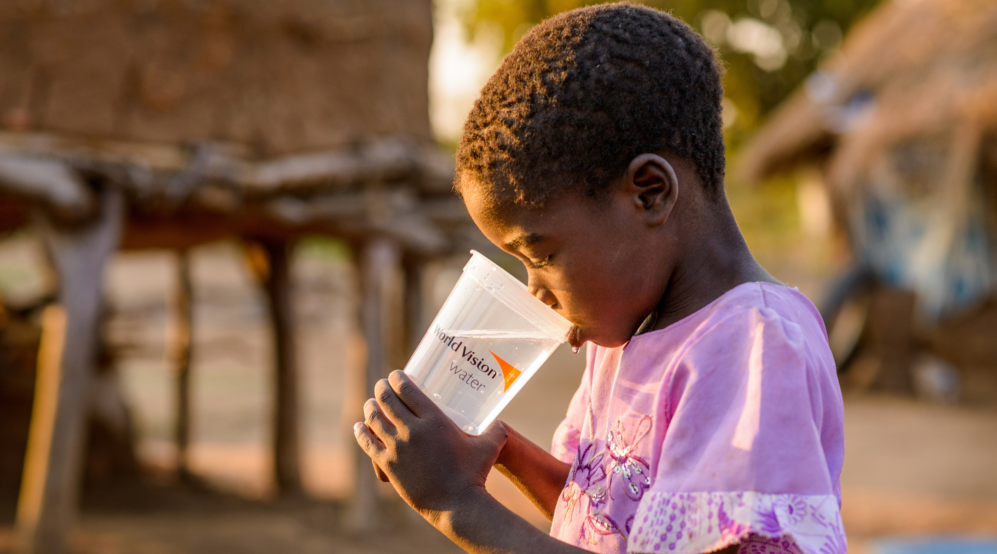 Frisches Wasser in Sambia