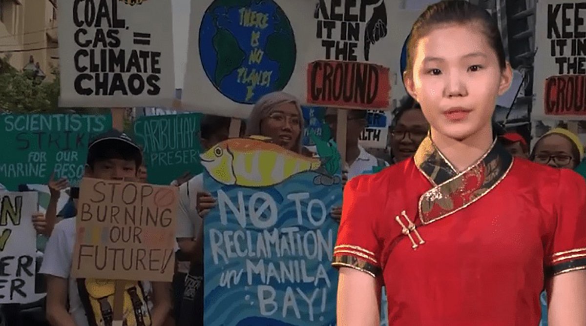 Mongolei: Eine junge Frau setzt sich gegen den Klimawandel ein.