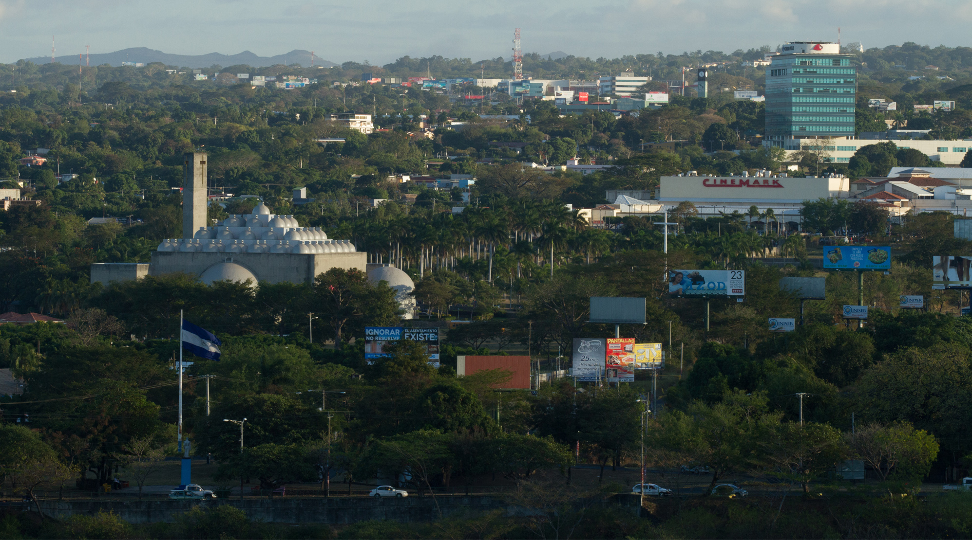 Blick auf Managua, die Hauptstadt von Nicaragua