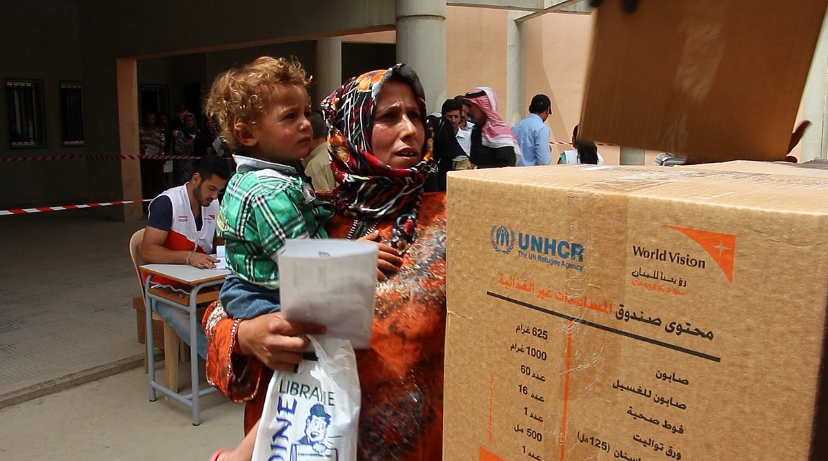 World Vision leistet Not- und Katastrophenhilfe in den Flüchtlingslagern der Nachbarstaaten Syriens