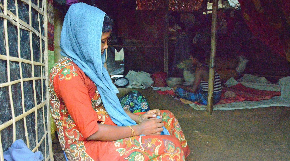 Frau in Bangladesch