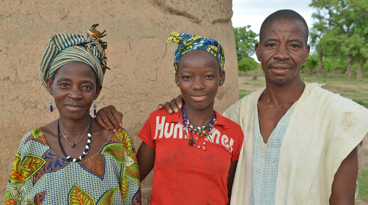 Familie in Mali