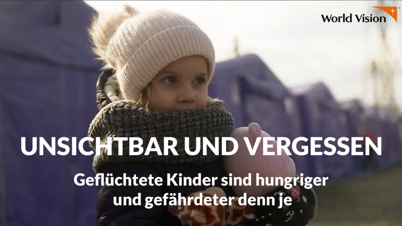 Thumbnail Video: Unsichtbar und vergessen: Geflüchtete Kinder sind hungriger und gefährdeter denn je.