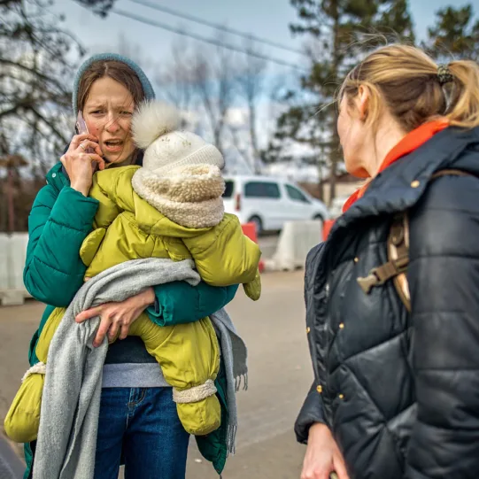 Ukrainische Kinder vor dem härtesten Winter seit Kriegsbeginn